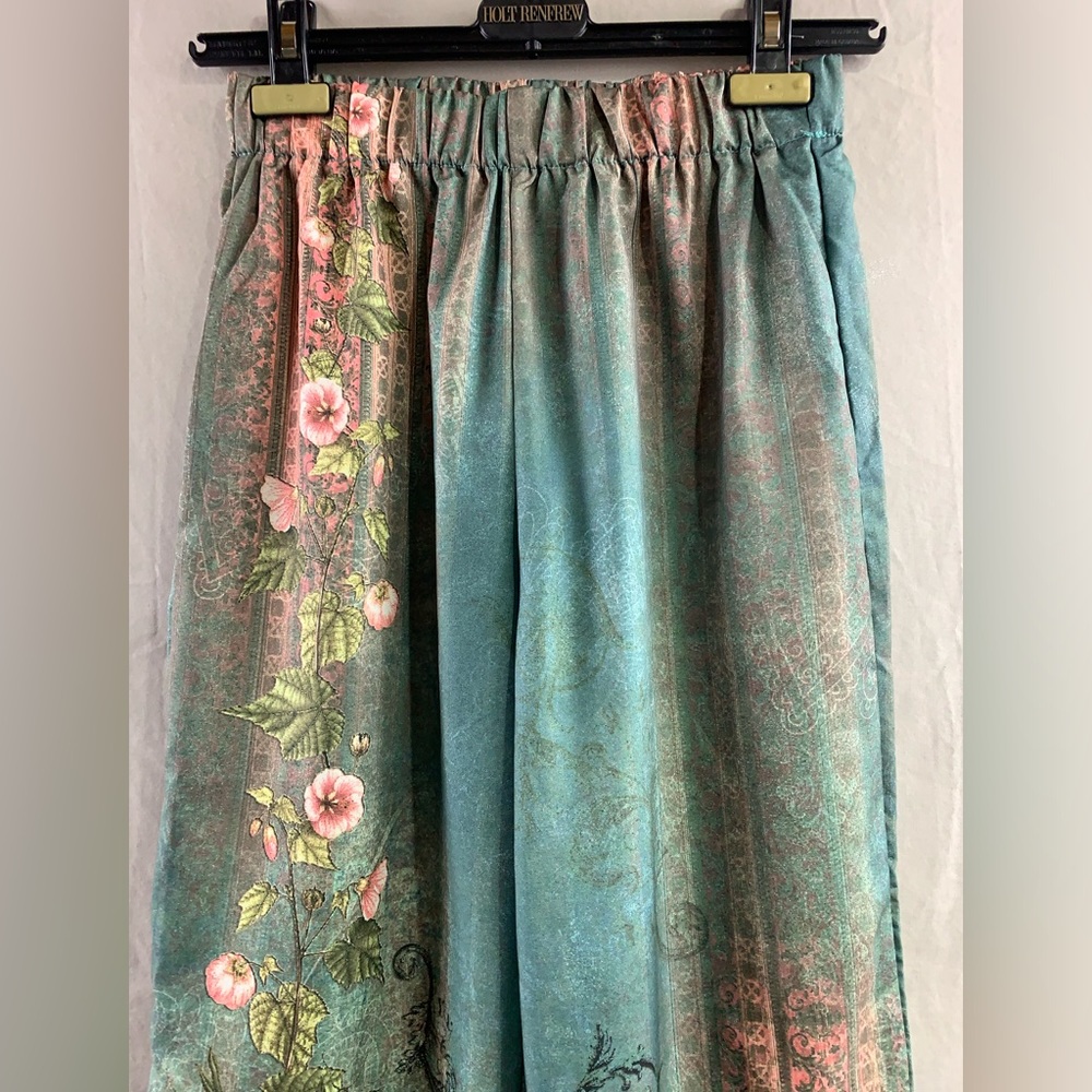 Boho Floral Print Wide Leg Pants - Picture 5 of 7